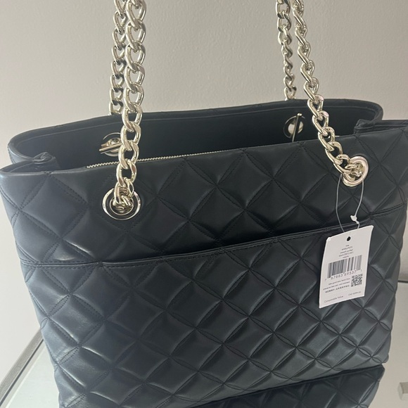 Kate Spade Natalia Quilted leather large 3 compartment tote bag shoulder purse - Picture 5 of 15